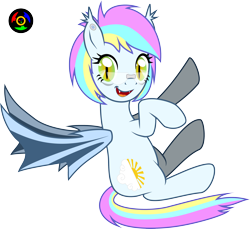Size: 2998x2751 | Tagged: safe, artist:kyoshyu, oc, oc only, oc:eclaircie clearing, bat pony, pony, female, goggles, high res, mare, simple background, solo, transparent background, vector