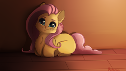 Size: 3556x2020 | Tagged: safe, artist:miokomata, fluttershy, cat, g4, :3, catified, catloaf, cute, cute little fangs, fangs, fluttercat, freckles, freckleshy, high res, looking at you, miokomata is trying to murder us, shyabetes, solo, species swap