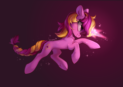 Size: 4093x2894 | Tagged: safe, artist:shore2020, oc, oc only, oc:starfall, pony, unicorn, braided tail, female, magic, mare, solo