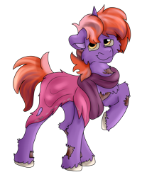 Size: 2000x2500 | Tagged: safe, artist:euspuche, oc, oc only, ghoul, pony, undead, unicorn, clothes, fallout, high res