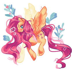 Size: 2000x2000 | Tagged: safe, artist:milidrawstuff, fluttershy, pegasus, pony, g4, abstract background, blushing, cute, daaaaaaaaaaaw, female, high res, mare, shyabetes, smiling, solo, spread wings, wings