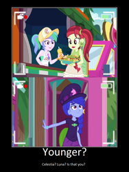 Size: 1074x1432 | Tagged: safe, artist:thejboy88, edit, edited screencap, screencap, rose heart, space camp, summer solstice (g4), equestria girls, equestria girls series, five lines you need to stand in, g4, spoiler:eqg series (season 2), camera shot, implied princess celestia, implied princess luna, not celestia, not luna