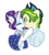 Size: 302x336 | Tagged: safe, artist:farkaska21, pistachio, rarity, earth pony, pony, unicorn, g4, base used, cape, clothes, cowboy hat, female, hat, male, older, older rarity, ship:raristachio, shipping, simple background, straight, white background