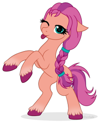 Size: 2730x3212 | Tagged: safe, artist:rioshi, artist:starshade, sunny starscout, earth pony, pony, g5, base used, cute, female, high res, lightly watermarked, mare, simple background, smiling, solo, sunnybetes, transparent background, unshorn fetlocks, watermark