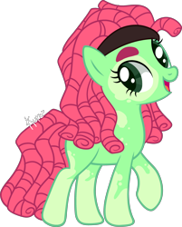 Size: 2710x3372 | Tagged: safe, artist:kurosawakuro, oc, oc only, earth pony, pony, base used, female, high res, magical lesbian spawn, mare, offspring, parent:cheerilee, parent:tree hugger, simple background, solo, transparent background