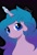 Size: 1440x2146 | Tagged: safe, artist:onistarflower, izzy moonbow, pony, unicorn, g5, black background, cute, female, glowing horn, horn, izzybetes, looking at you, mare, signature, simple background, smiling, solo, wrong eye color