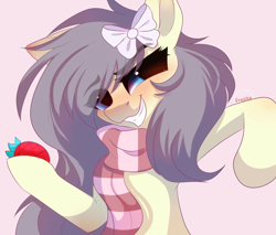 Size: 3856x3291 | Tagged: safe, artist:krissstudios, oc, oc only, oc:suki, pony, clothes, female, high res, mare, scarf, simple background, solo