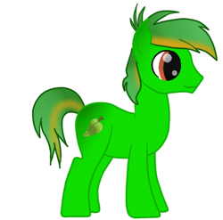 Size: 431x425 | Tagged: safe, oc, oc only, oc:serpex, earth pony, pony, green, leaf, male, stallion