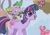 Size: 1776x1235 | Tagged: safe, artist:alumx, spike, twilight sparkle, butterfly, dragon, pony, unicorn, fall weather friends, g4, season 1, dragons riding ponies, duo, duo male and female, female, licking, licking lips, male, mare, riding, scene interpretation, spike riding twilight, tongue out, unicorn twilight, wingless spike