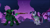 Size: 1918x1080 | Tagged: safe, edit, edited screencap, screencap, spike, twilight sparkle, alicorn, dragon, pony, undead, unicorn, zombie, 28 pranks later, g4, armor, building, cookie zombie, doom, doom 2016, doom guy, fountain, magic, ponyville, praetor suit, rainbow muzzle, statue, super shotgun, telekinesis, tree, twilight sparkle (alicorn), video game, weapon