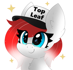 Size: 2812x2704 | Tagged: safe, artist:pegamutt, oc, oc only, oc:making amends, pony, bust, cap, commission, cute, eye clipping through hair, hat, high res, ocbetes, simple background, solo, top gun hat, transparent background, ych result