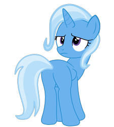 Size: 2665x2965 | Tagged: safe, artist:gmaplay, trixie, pony, unicorn, g4, butt, female, high res, looking back, mare, plot, rear, simple background, solo, the great and powerful ass, transparent background, vector