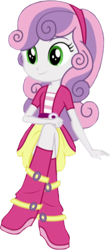 Size: 707x1600 | Tagged: safe, edit, edited screencap, screencap, sweetie belle, equestria girls, g4, my little pony equestria girls: friendship games, background removed, boots, clothes, cropped, crossed legs, cute, female, not a vector, shoes, sitting, skirt, solo
