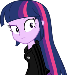 Size: 1280x1434 | Tagged: safe, artist:edy_january, twilight sparkle, alicorn, human, equestria girls, g4, my little pony equestria girls: better together, adidas, clothes, cyka blyat, female, gopnik, hardbass, jacket, looking at you, slav, solo, suspicious, sweatshirt, twilight sparkle (alicorn)