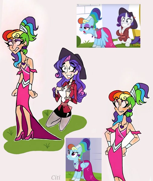 2523556 - safe, edit, editor:lovetime17, rarity, crossover