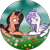 Size: 1000x1000 | Tagged: safe, artist:thecommandermiky, oc, oc:commander miky, alicorn, dracony, dragon, hybrid, pony, flower, profile picture