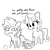 Size: 1500x1500 | Tagged: safe, artist:tjpones, scootaloo, sweetie belle, trixie, pegasus, pony, unicorn, g4, :3, black and white, blank flank, crying, duo, female, filly, food, glasses, grayscale, lemon, monochrome, pursed lips, simple background, sour, spread wings, teary eyes, wavy mouth, white background, wings