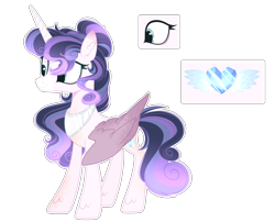 Size: 3432x2776 | Tagged: safe, artist:magicallightsentryyt, princess flurry heart, alicorn, pony, g4, alternate design, base used, female, high res, mare, older, older flurry heart, simple background, solo, transparent background