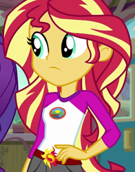Size: 424x540 | Tagged: safe, screencap, rarity, sunset shimmer, equestria girls, g4, my little pony equestria girls: legend of everfree, cropped
