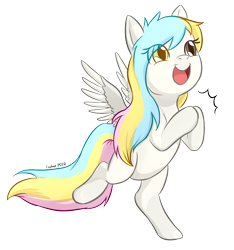 Size: 1028x1100 | Tagged: safe, artist:foxhatart, oc, oc only, oc:ethereal realms, pegasus, pony, chibi, female, mare, simple background, solo, transparent background