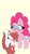 Size: 720x1282 | Tagged: safe, artist:sakuramomo101, pinkie pie, earth pony, pony, g4, chewoo, crossover, crossover friendshipping, duo, female, friendshipping, yoohoo & friends