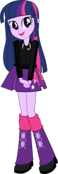 Size: 1367x4096 | Tagged: safe, artist:edy_january, edit, vector edit, twilight sparkle, equestria girls, g4, adidas, adidas tracksuit, clothes, female, gopnik, hardbass, jacket, looking at you, open mouth, skirt, slav, smiling, smiling at you, solo, sweatshirt, vector