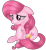 Size: 1470x1591 | Tagged: safe, artist:muhammad yunus, oc, oc only, oc:annisa trihapsari, earth pony, pony, g4, base used, earth pony oc, female, floppy ears, mare, not rarity, pink body, pink hair, sad pony, simple background, solo, transparent background, vector