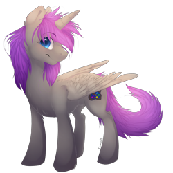 Size: 3000x3000 | Tagged: safe, artist:makaronder, artist:maskamc5, oc, oc only, alicorn, pony, alicorn oc, high res, horn, simple background, solo, transparent background, wings