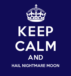 Size: 1212x1286 | Tagged: safe, artist:benpictures1, nightmare moon, g4, keep calm, no pony, text