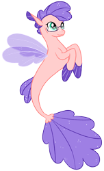 Size: 1233x2030 | Tagged: safe, artist:rainyyjayy, oc, oc only, seapony (g4), blue eyes, female, fin wings, fins, fish tail, flowing tail, freckles, simple background, smiling, solo, tail, transparent background, wings