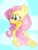 Size: 780x1040 | Tagged: safe, artist:cocolove2176, fluttershy, butterfly, pegasus, pony, g4, blushing, bust, chest fluff, cute, daaaaaaaaaaaw, eyelashes, female, mare, shyabetes, smiling