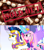 Size: 1074x1222 | Tagged: safe, edit, edited screencap, screencap, princess cadance, shining armor, alicorn, pony, g4, my little pony: friendship is magic, the beginning of the end, angry, chocolate, female, food, male, mare, stallion