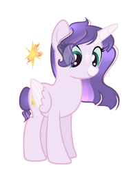 Size: 2752x3568 | Tagged: safe, artist:nakotl, oc, oc only, alicorn, pony, female, high res, magical lesbian spawn, mare, offspring, parent:princess celestia, parent:twilight sparkle, parents:twilestia, simple background, solo, transparent background