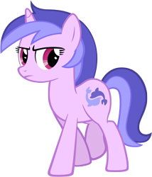 Size: 3000x3510 | Tagged: safe, artist:m99moron, sea swirl, seafoam, pony, unicorn, g4, angry, background pony, female, high res, mare, simple background, solo, transparent background, vector, walking