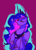 Size: 496x682 | Tagged: safe, artist:anticular, princess luna, alicorn, pony, g4, colorful, crown, ethereal mane, eyes closed, female, hoof shoes, jewelry, mare, needs more saturation, regalia, smiling, solo, starry mane, tiara