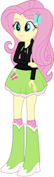Size: 1024x3306 | Tagged: safe, artist:edy_january, edit, vector edit, fluttershy, equestria girls, g4, adidas, adidas tracksuit, clothes, gopnik, hardbass, jacket, russia, russian, slav, smiling, solo, vector