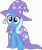 Size: 5000x5902 | Tagged: safe, artist:n0kkun, trixie, pony, g4, cape, clothes, cute, diatrixes, hat, simple background, solo, transparent background, trixie's cape, trixie's hat, vector