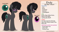 Size: 3550x1940 | Tagged: safe, artist:aarondrawsarts, oc, oc:endy, pony, unicorn, butt, commission, looking at you, male, plot, reference sheet