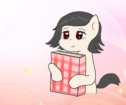 Size: 1162x966 | Tagged: safe, alternate version, anonymous artist, pony, anne frank, book, diary, female, ponified, solo