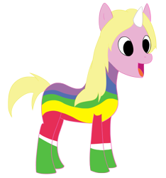 Size: 733x784 | Tagged: safe, artist:kairi15, pony, unicorn, adventure time, lady rainicorn, male, ponified, solo