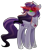 Size: 1216x1438 | Tagged: safe, artist:gallantserver, oc, oc only, oc:saccharine, pony, unicorn, dark magic, female, magic, mare, not twilight sparkle, parent:aria blaze, simple background, solo, transparent background, winterverse