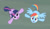 Size: 505x295 | Tagged: safe, edit, edited screencap, screencap, rainbow dash, twilight sparkle, pegasus, pony, g4, my little pony: friendship is magic, rarity takes manehattan, cute, dashabetes, duo, looking at you, looking up, simple background, twiabetes