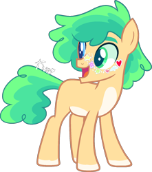 Size: 1272x1437 | Tagged: safe, artist:kurosawakuro, oc, oc only, earth pony, pony, base used, magical gay spawn, male, offspring, parent:cheese sandwich, parent:party favor, parents:cheesefavor, simple background, solo, teenager, transparent background