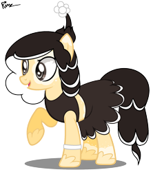 Size: 1549x1743 | Tagged: safe, artist:xxkawailloverchanxx, earth pony, pony, g5, female, hanazuki: full of treasures, mare, ponified, simple background, solo, transparent background