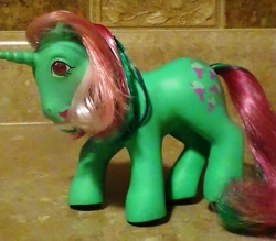 Size: 1728x1516 | Tagged: safe, photographer:elisha, fizzy, pony, twinkle eyed pony, g1, irl, photo, toy