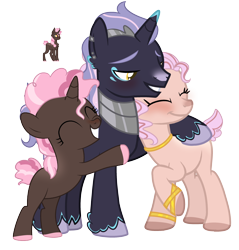 Size: 3128x3278 | Tagged: safe, artist:fcrestnymph, oc, oc only, pony, unicorn, female, filly, high res, male, mare, stallion