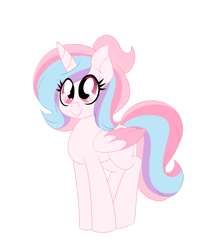 Size: 1280x1556 | Tagged: safe, artist:ladylullabystar, oc, oc only, oc:lullaby star, alicorn, pony, female, mare, simple background, solo, transparent background, two toned wings, wings