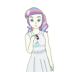 Size: 1024x1024 | Tagged: safe, artist:wrath-marionphauna, potion nova, human, g4.5, my little pony: pony life, female, humanized, potion, simple background, solo, transparent background