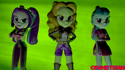 Size: 3840x2160 | Tagged: safe, artist:optimussparkle, adagio dazzle, aria blaze, sonata dusk, equestria girls, equestria girls specials, g4, my little pony equestria girls: better together, my little pony equestria girls: sunset's backstage pass, 3d, high res, source filmmaker, the dazzlings