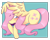 Size: 1024x811 | Tagged: safe, artist:spacessie, fluttershy, pegasus, pony, g4, blushing, covering, cute, daaaaaaaaaaaw, female, hair over one eye, looking away, looking down, lying down, mare, open mouth, prone, shy, shyabetes, solo, spread wings, wing covering, wings